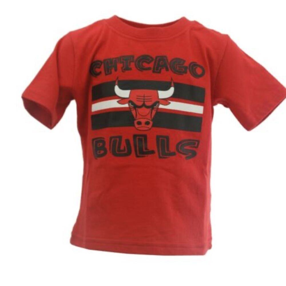 NBA Chicago Bulls Official NBA Apparel Baby Red Tee 24M
